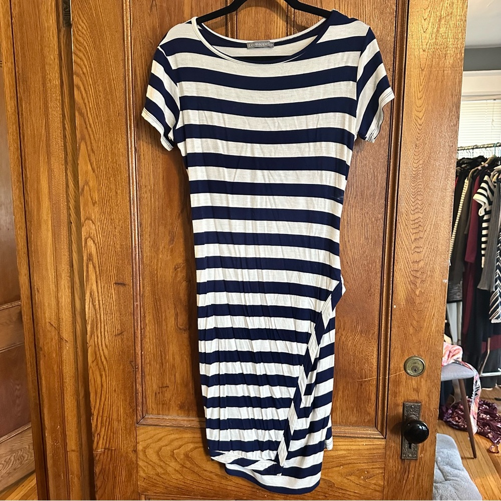 Stitchfix Loveappella striped knit dress
